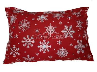 Спално бельо   Коледен текстил 2023 Коледна калъфка за възглавница 100% памук модел2